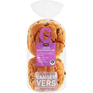 Jumbo Reuze Rozijnenbollen 4 Stuks