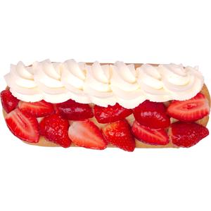 Jumbo Aardbeien slof met slagroom 1 stuk
