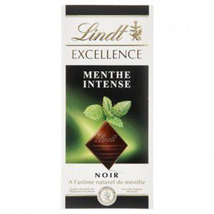 Lindt Excellence tablet mint intense