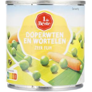 1 de Beste Doperwten en wortelen fijn
