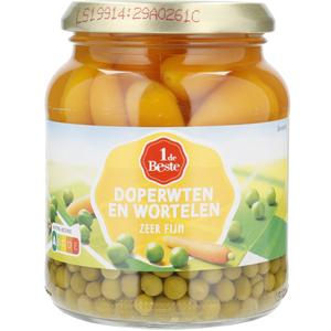 1 de Beste Doperwten en wortelen