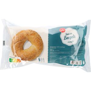 1 de Beste Bagels met sesam 4 st.