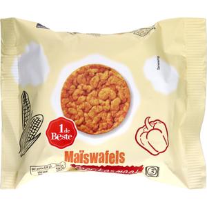 1 de Beste Maiswafels paprika 4x3 stuks