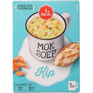 1 de Beste mok soep kippensoep 3 st.