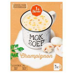 1 de Beste 1 kop soep champignonsoep 3 st.