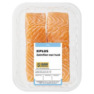 PLUS Zalmfilet met huid 2st