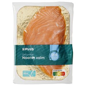 PLUS Gerookte Noorse zalm 25% minder zout