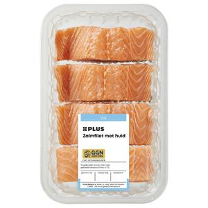 PLUS Zalmfilet met huid 4st