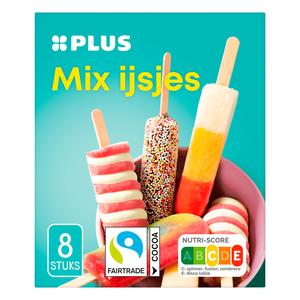 PLUS Mix-pack waterijsjes en roomijsjes