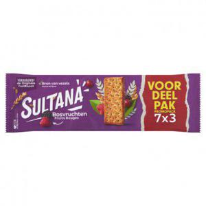 Sultana Fruitbiscuit bosvruchten 7-pak voordeel