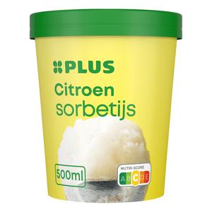 PLUS Sorbetijs citroen
