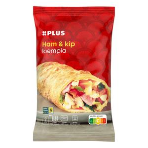 PLUS Loempia's ham-kip BLK 2ST