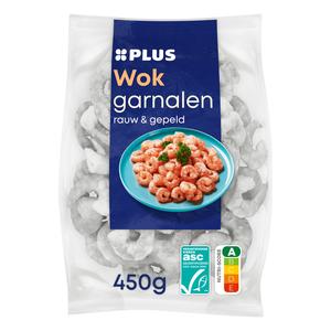 PLUS Wokgarnalen rauw & gepeld