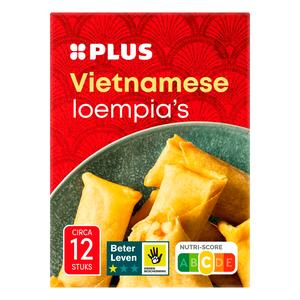 PLUS Vietnamese loempia's kip BLK 12ST