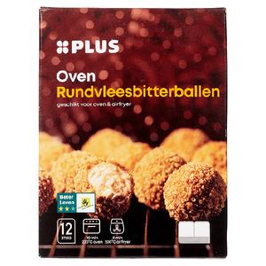 PLUS Oven rundvleesbitterballen 12 stuks