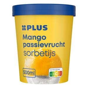 PLUS Sorbetijs mango-passievrucht