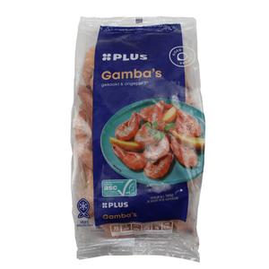PLUS Gamba's gekookt en ongepeld