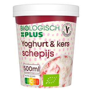 Biologisch PLUS ijs Yoghurt & Kers