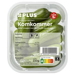 PLUS Snoepkomkommer