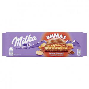 Milka Mmmax chocolade reep pinda karamel