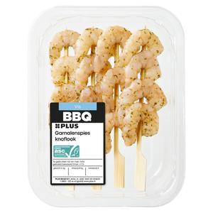 PLUS BBQ Garnalenspies knoflook
