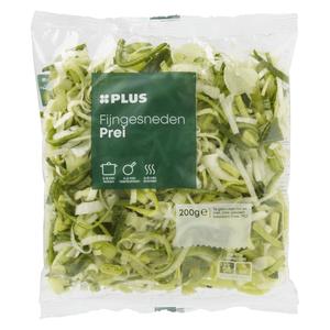 PLUS Prei fijngesneden