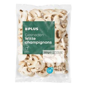 PLUS Witte champignons gesneden