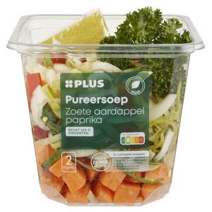 PLUS Pureersoep zoete aardappel paprika