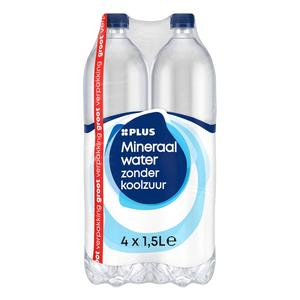 PLUS Mineraalwater zonder koolzuur 4-pack