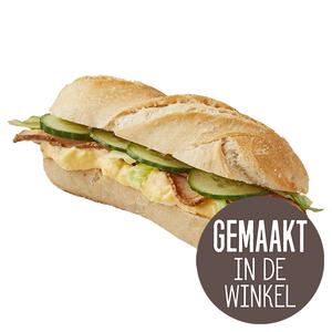 PLUS Witte baguette eiersalade met bacon