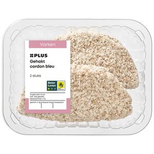PLUS Gehakt cordon bleu 2 stuks