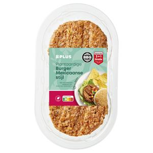 PLUS BBQ Plantaardige Mexicaanse burger