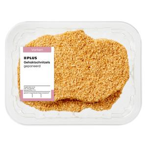 PLUS Beter Leven Gehaktschnitzels Gepaneerd