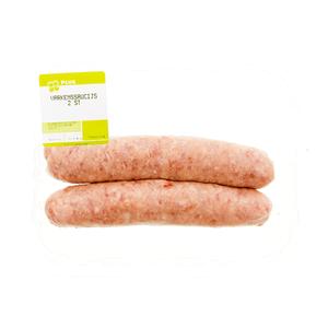 PLUS Varkenssaucijs 2 stuks