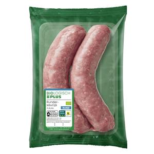 Biologisch PLUS Rundersaucijs 2 stuks
