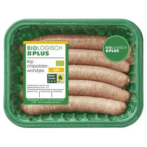 Biologisch PLUS Kip chipolataworstjes
