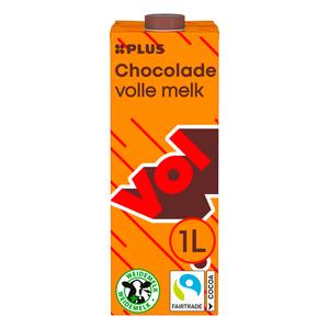 PLUS Fairtrade chocolademelk vol