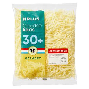PLUS Goudse geraspte kaas jong belegen 30+