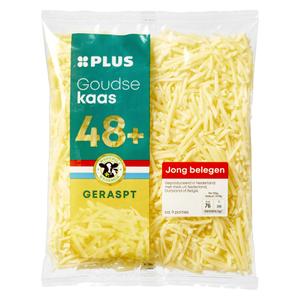 PLUS Goudse geraspte kaas jong belegen 48+
