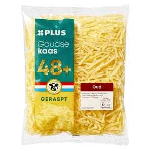PLUS Goudse geraspte kaas oud 48+