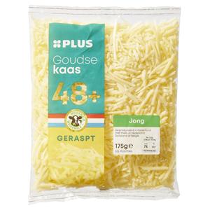 PLUS Goudse geraspte kaas Jong 48+