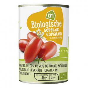 AH Biologisch Gepelde tomaten in tomatensaus