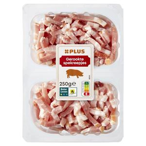 PLUS Gerookte spekreepjes