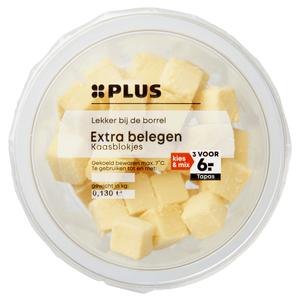 PLUS Extra belegen kaasblokjes