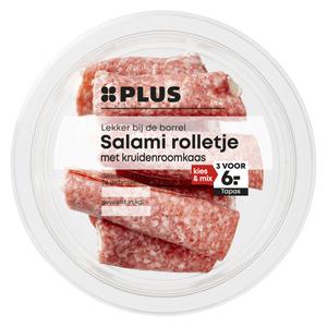 PLUS Salami rolletje met kruidenroomkaas