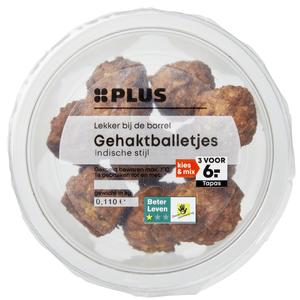 PLUS Indische gehaktballetjes BLK