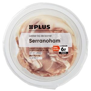 PLUS Dungesneden serranoham