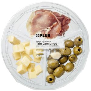 PLUS Tapasschotel Olijven, kaas serranoham