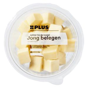 PLUS Jong belegen kaasblokjes GVP