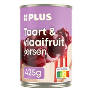 PLUS taart en vlaaifruit kersen